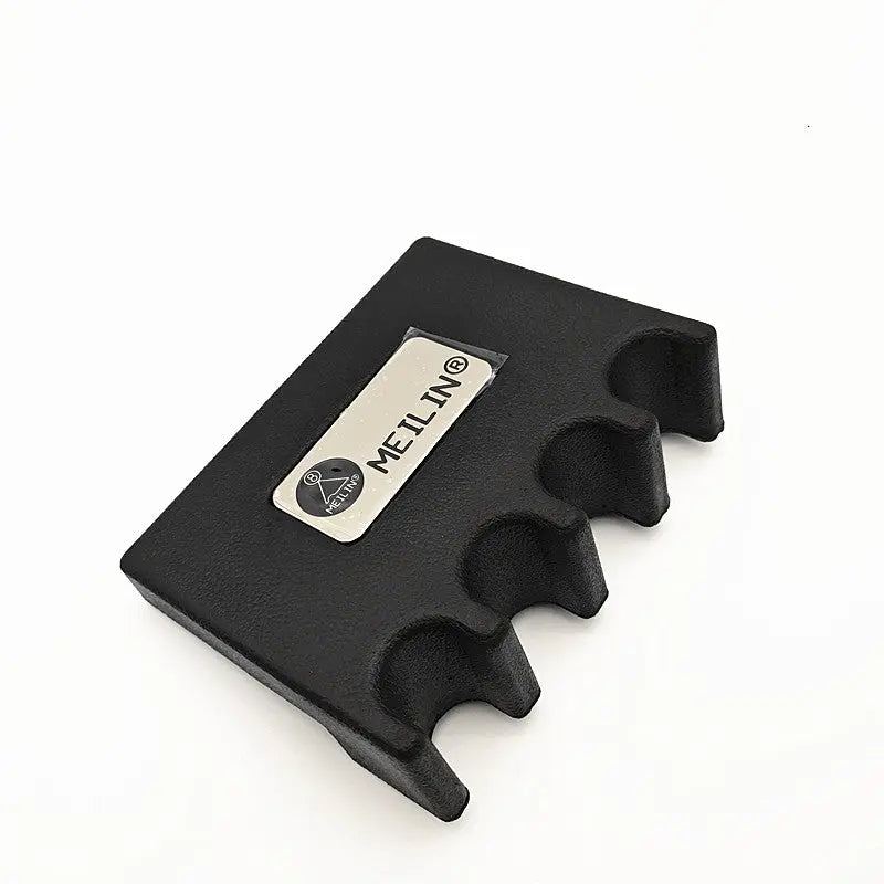 portable pool cue holder/billiard cue rack - black