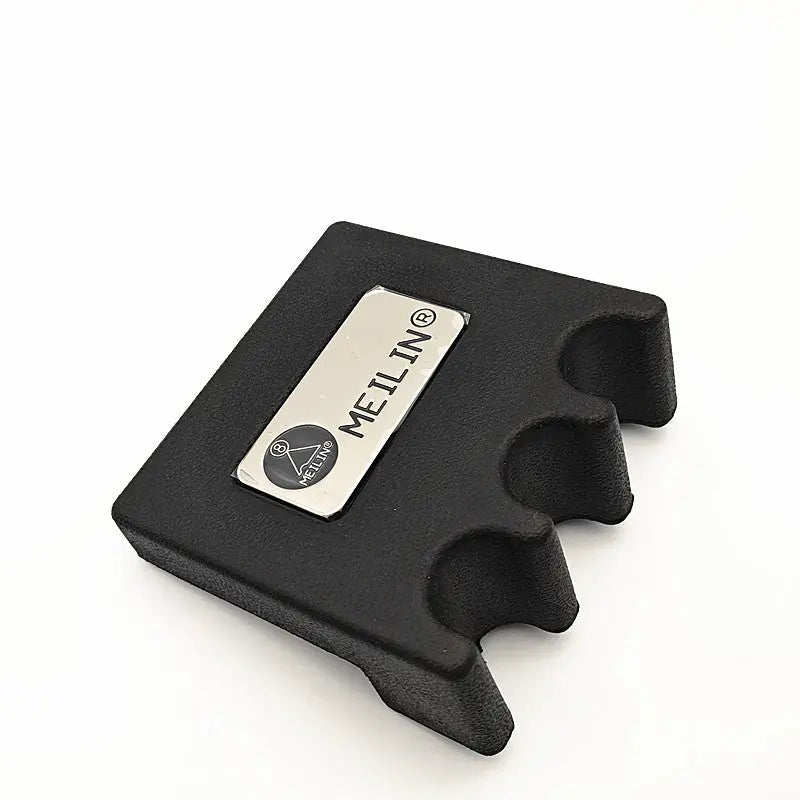 portable pool cue holder/billiard cue rack - black