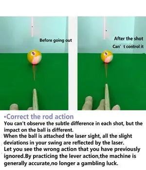 billiard laser sight device billiard training equipment