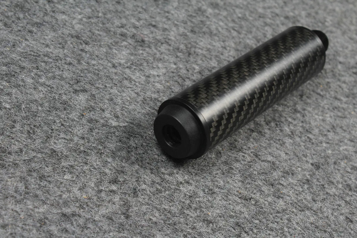 carbon fiber extension 2", 3”, 4", 8" extender fits on uni-loc cartridge system predator cues