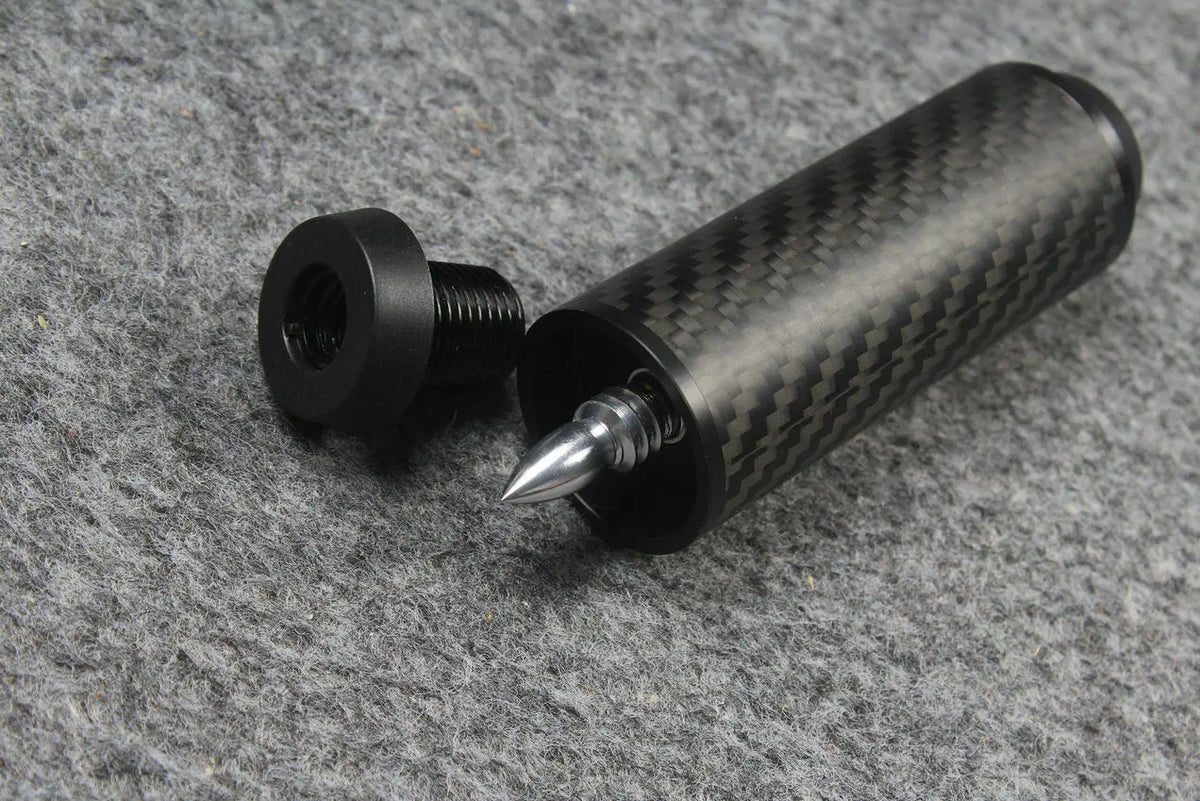 carbon fiber extension 2", 3”, 4", 8" extender fits on uni-loc cartridge system predator cues