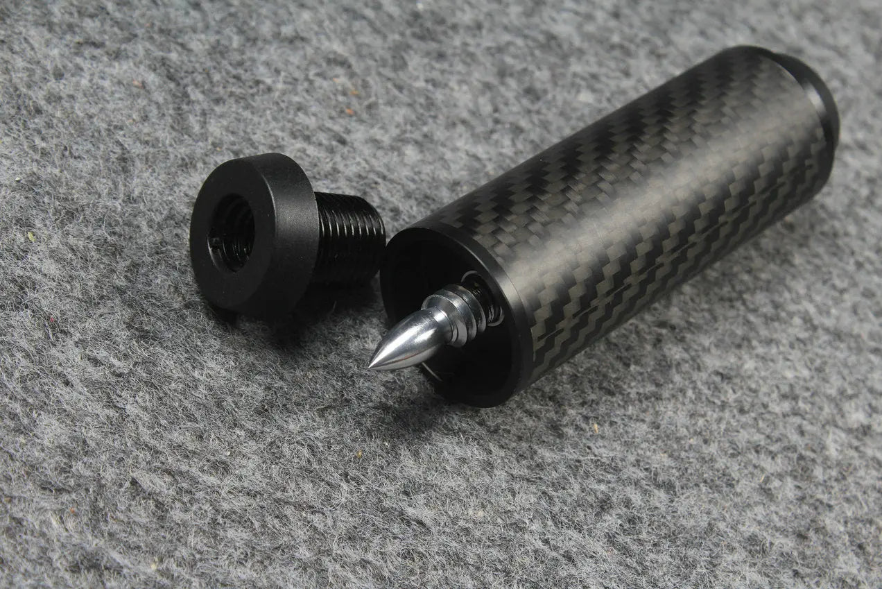 carbon fiber extension 2", 3”, 4", 8" extender fits on uni-loc cartridge system predator cues