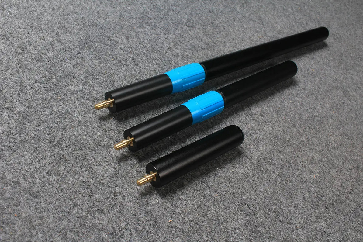 snooker cue telescopic extension connecter - various length