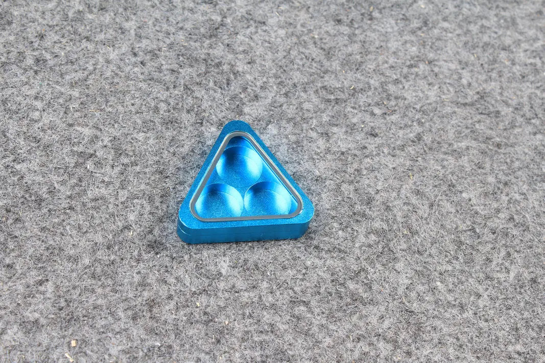 aluminium alloy magnetic triangle cue tip storag box