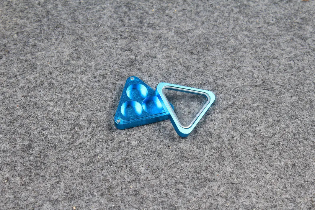 aluminium alloy magnetic triangle cue tip storag box