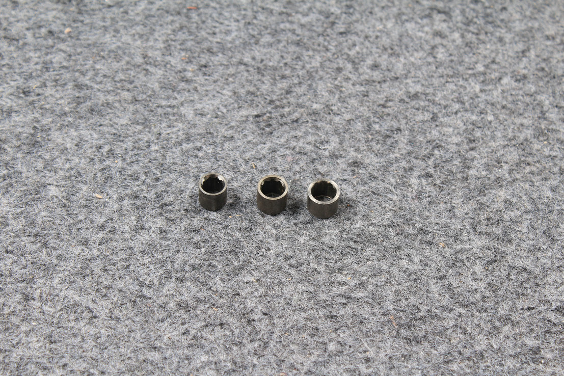 titanium ferrules for snooker / pool cues various size with octagonal internal threaded