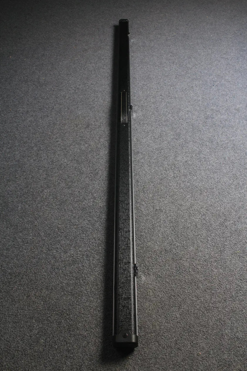 deluxe one piece aluminium halo style slimline case WOODS CUES