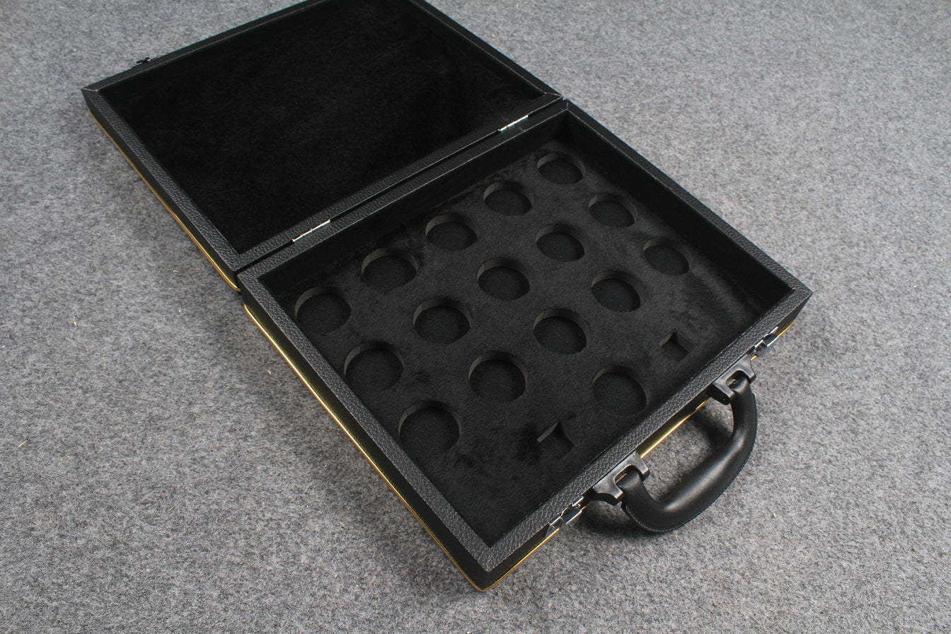 billiard ball set carrying case, black