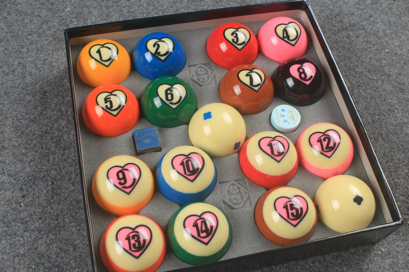 Balling Set Professional Pool Balls/Billiard Balls Set - WOODS CUES