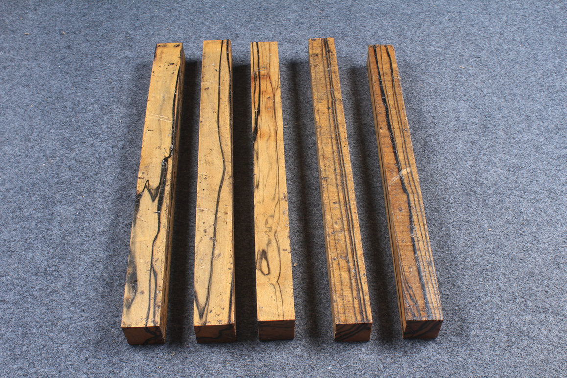 black & white ebony  pale moon wood square