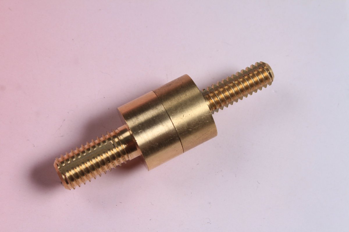 brass joint for 1/2 pool snooker / pool cue