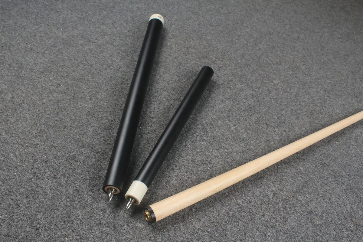 3 piece jump & break cue stick Maple shaft billiards cue13.5 mm tip WOODS CUES