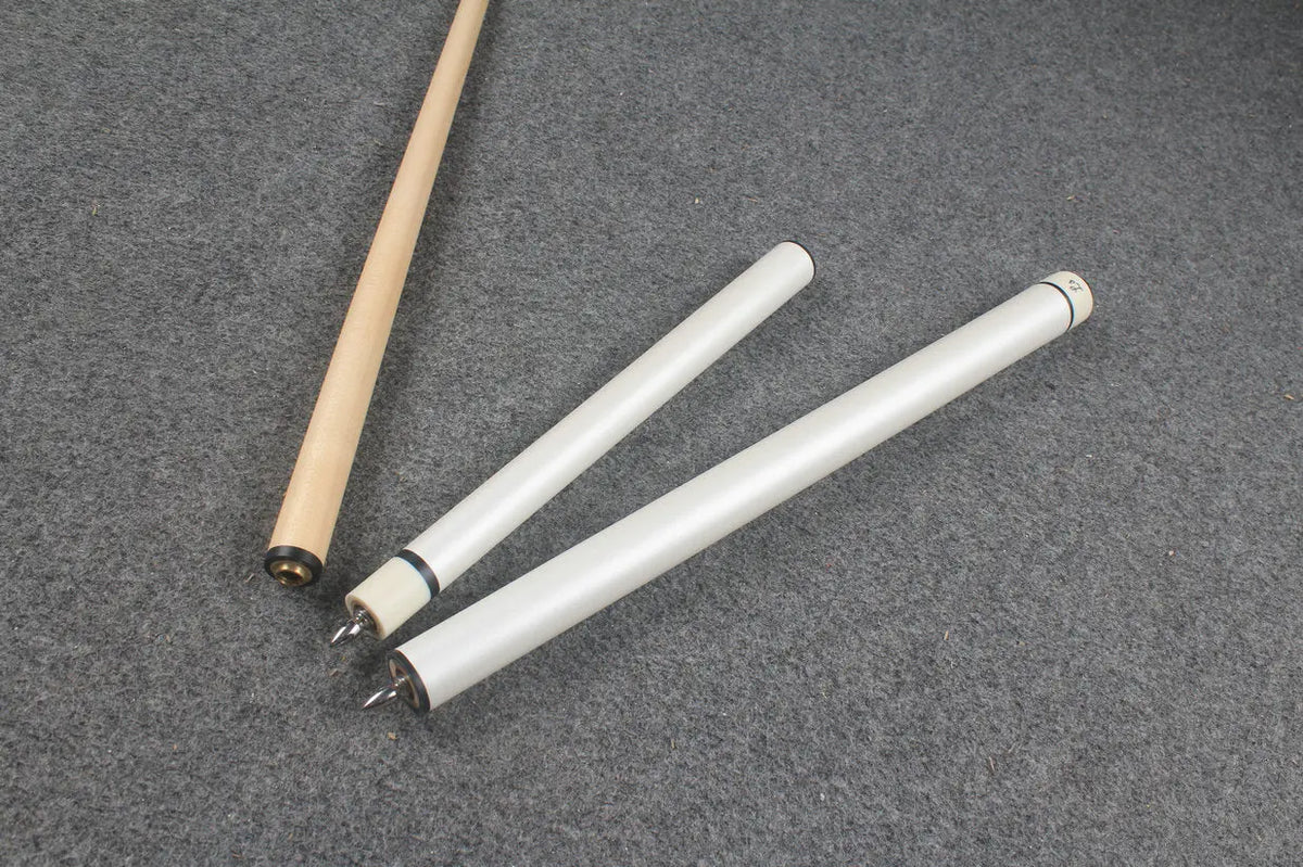 3 piece jump & break cue stick Maple shaft billiards cue13.5 mm tip WOODS CUES