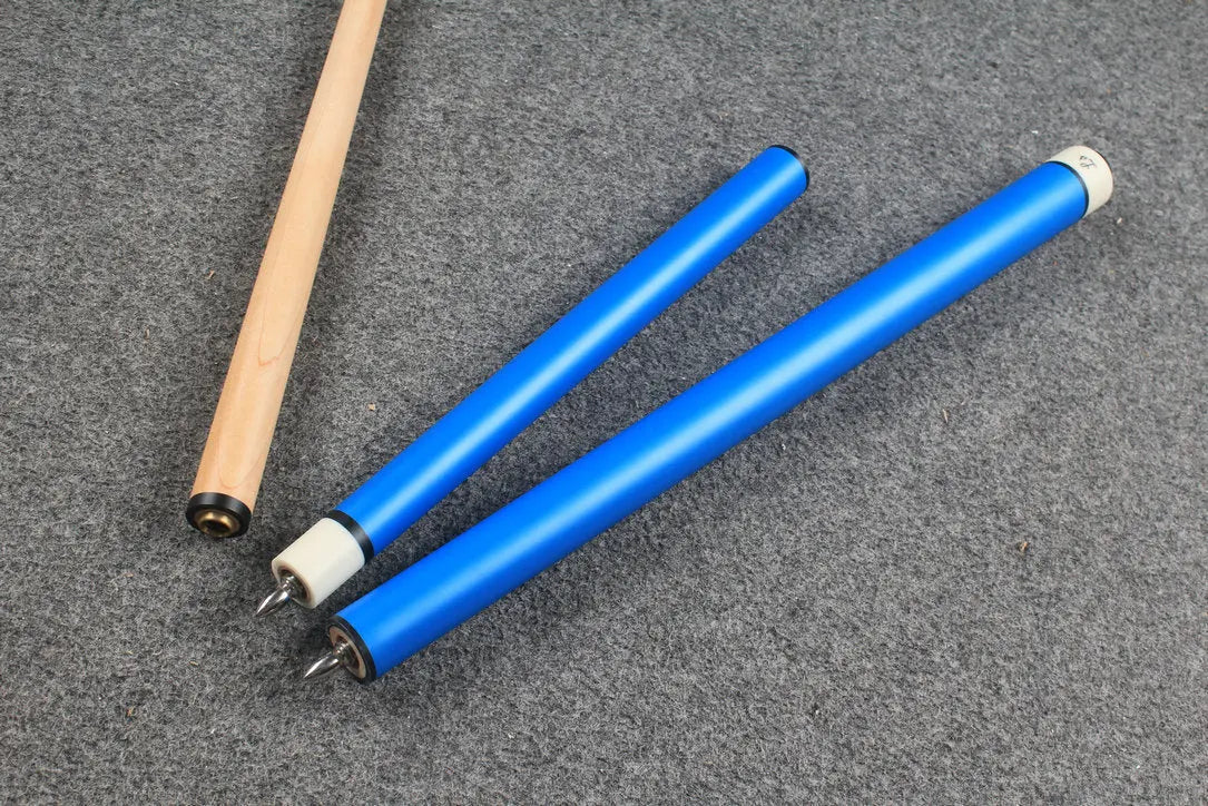 3 piece jump & break cue stick Maple shaft billiards cue13.5 mm tip WOODS CUES