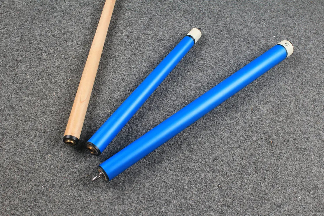 3 piece jump & break cue stick Maple shaft billiards cue13.5 mm tip WOODS CUES