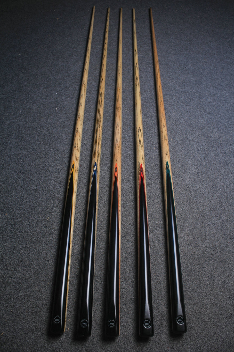 1 piece handmade ash snooker/ pool cue - variant length , variant tip size