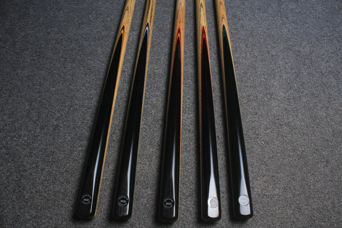 1 piece handmade ash snooker/ pool cue - variant length , variant tip size WOODS CUES
