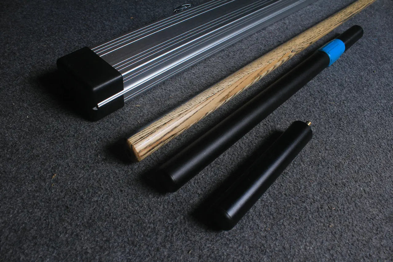 1 piece handmade ash english pool cue - variant length , variant tip size WOODS CUES