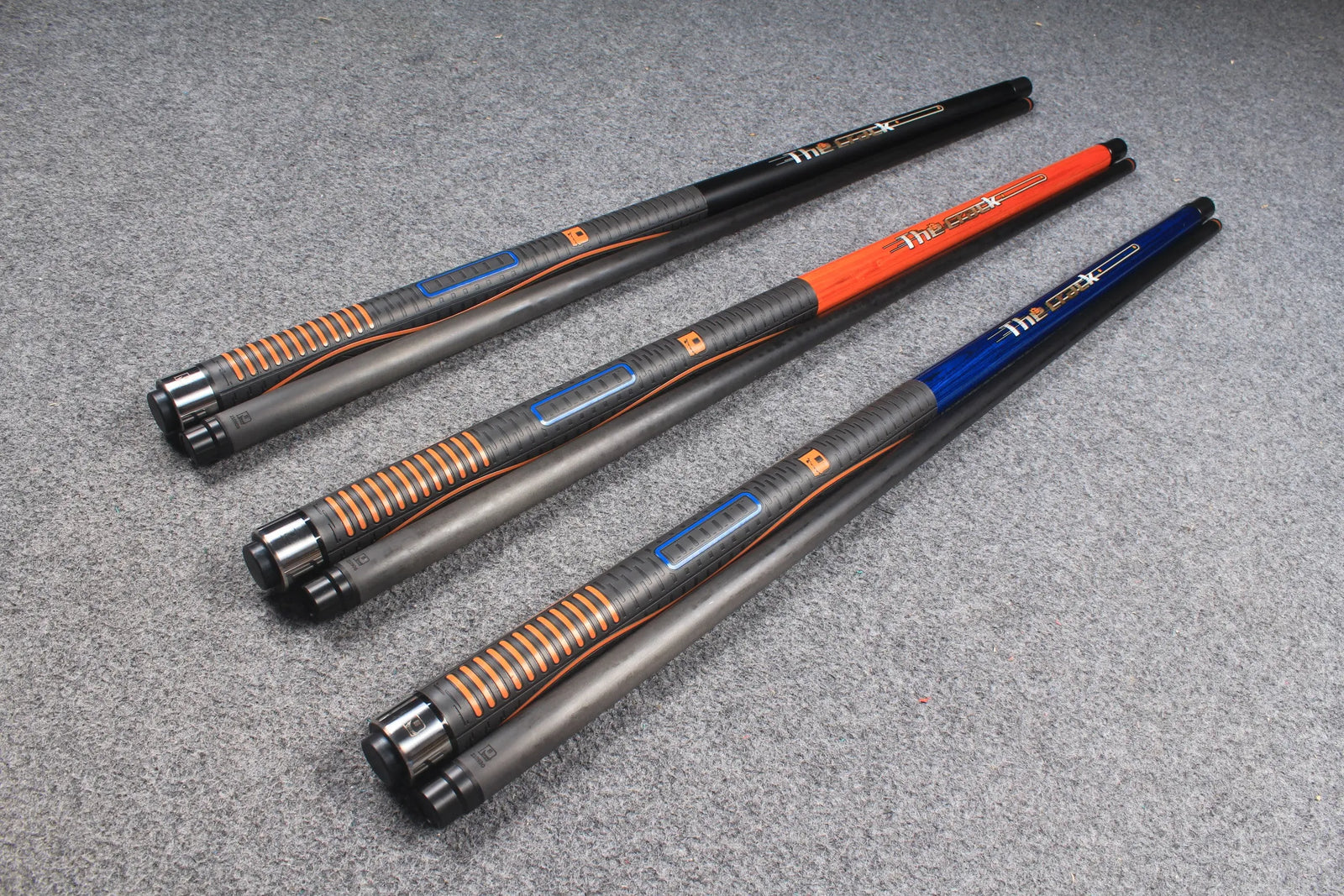 Carbon Shaft Billiards Cue Break Cue Stick 12.9MM rubber Wrap