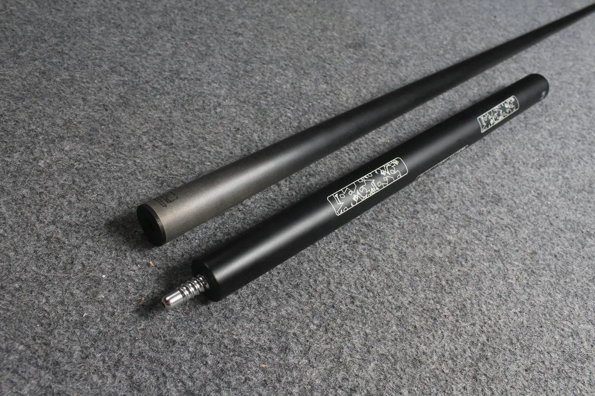 3/4 joint carbon fiber shaft chinese 8 ball pool cue little monster