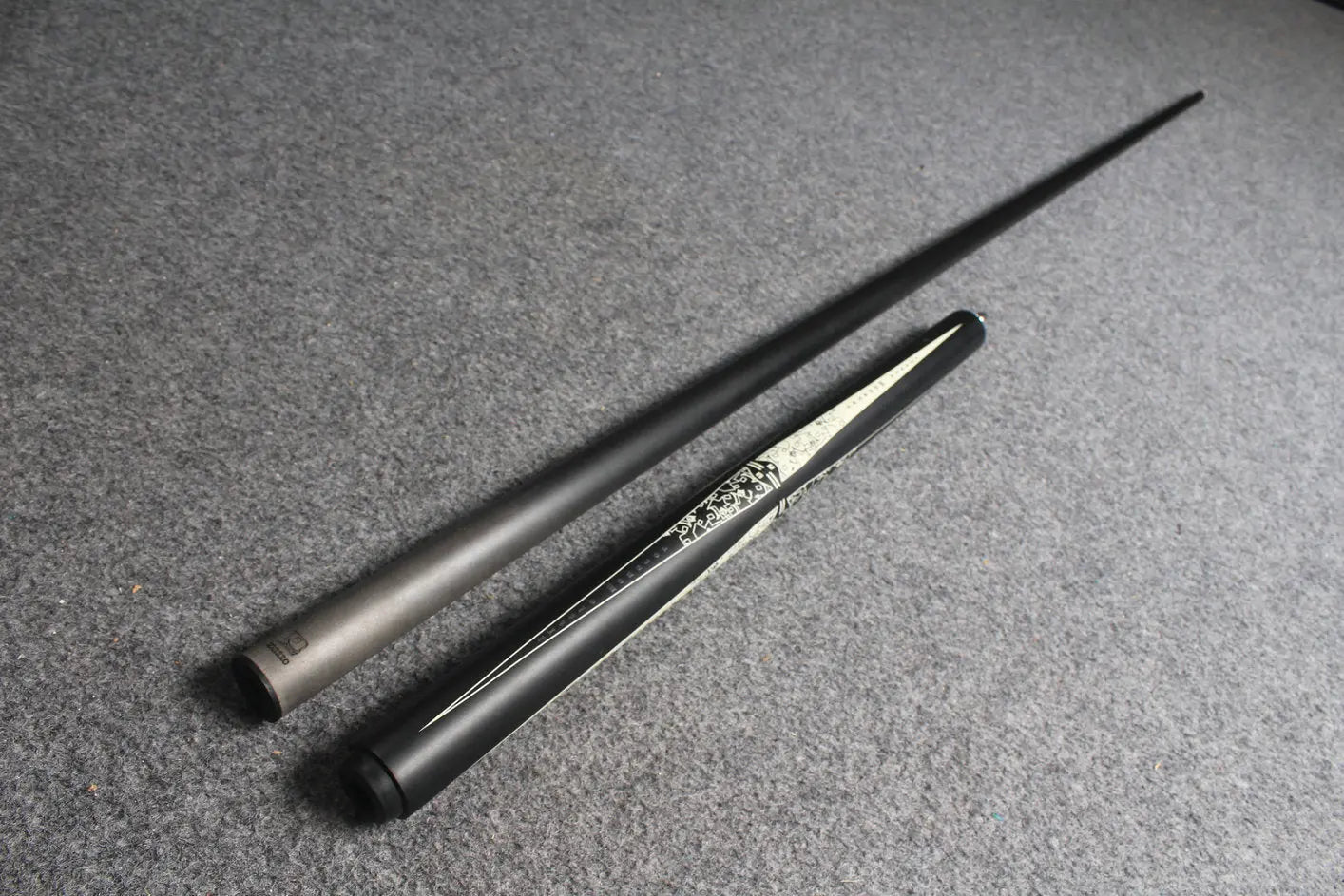 3/4 joint carbon fiber shaft chinese 8 ball pool cue little monster
