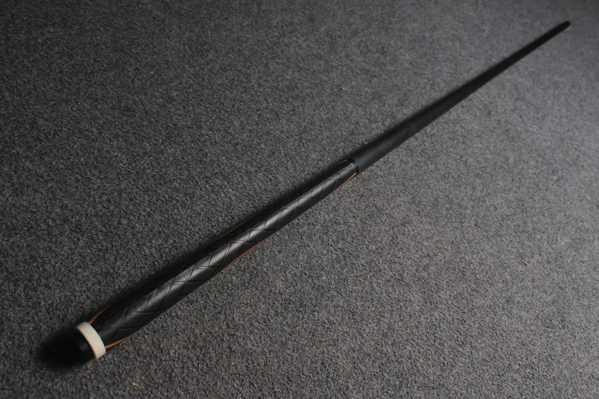 carbon shaft billiards cue jump cue stick rubber wrap little monster