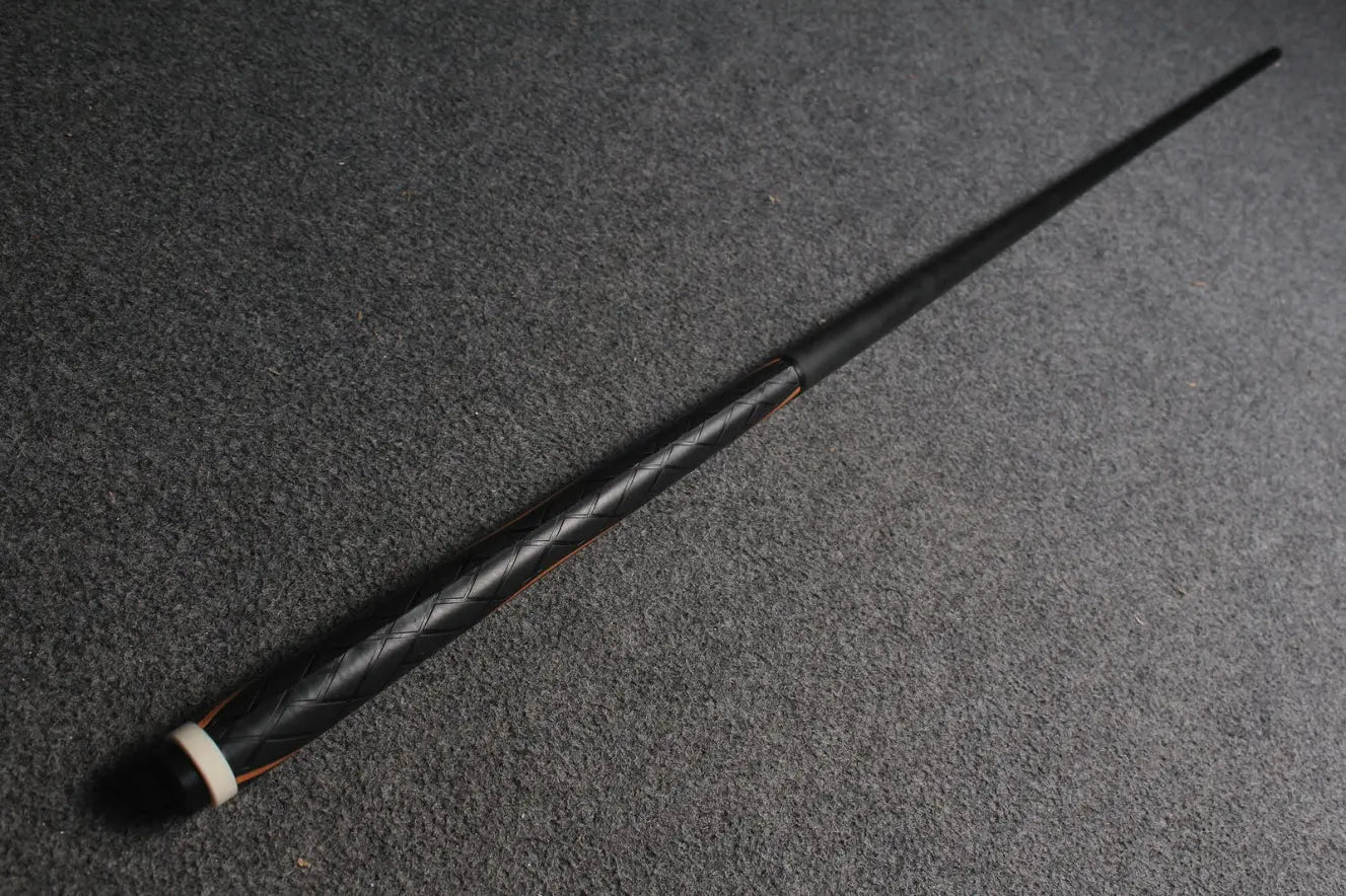 carbon shaft billiards cue jump cue stick rubber wrap little monster