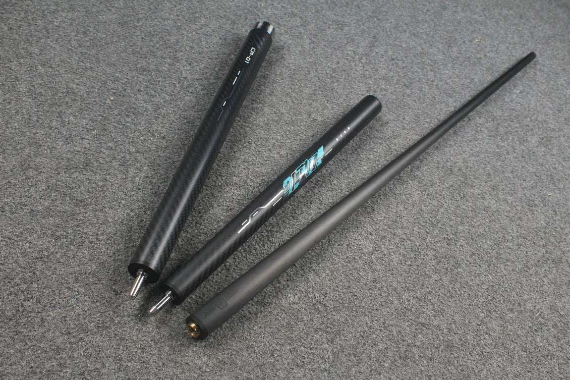 3 Piece Carbon Fiber Shaft  Billiards  Punch&Jump  Cue Stick 12.5 mm Tip Formula series little monster