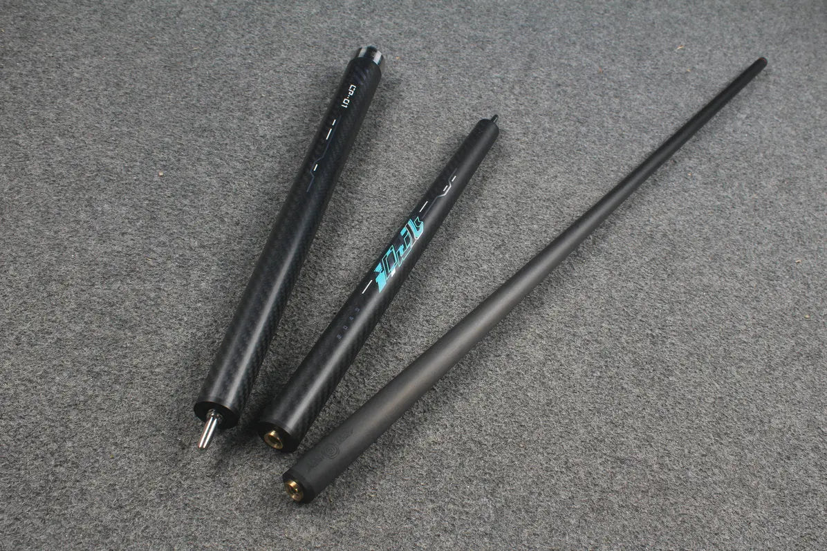 3 Piece Carbon Fiber Shaft  Billiards  Punch&Jump  Cue Stick 12.5 mm Tip Formula series little monster