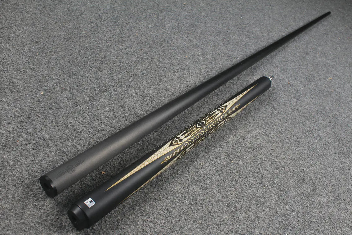 3/4 joint carbon fiber shaft chinese 8 ball pool cue Medieval series little monster