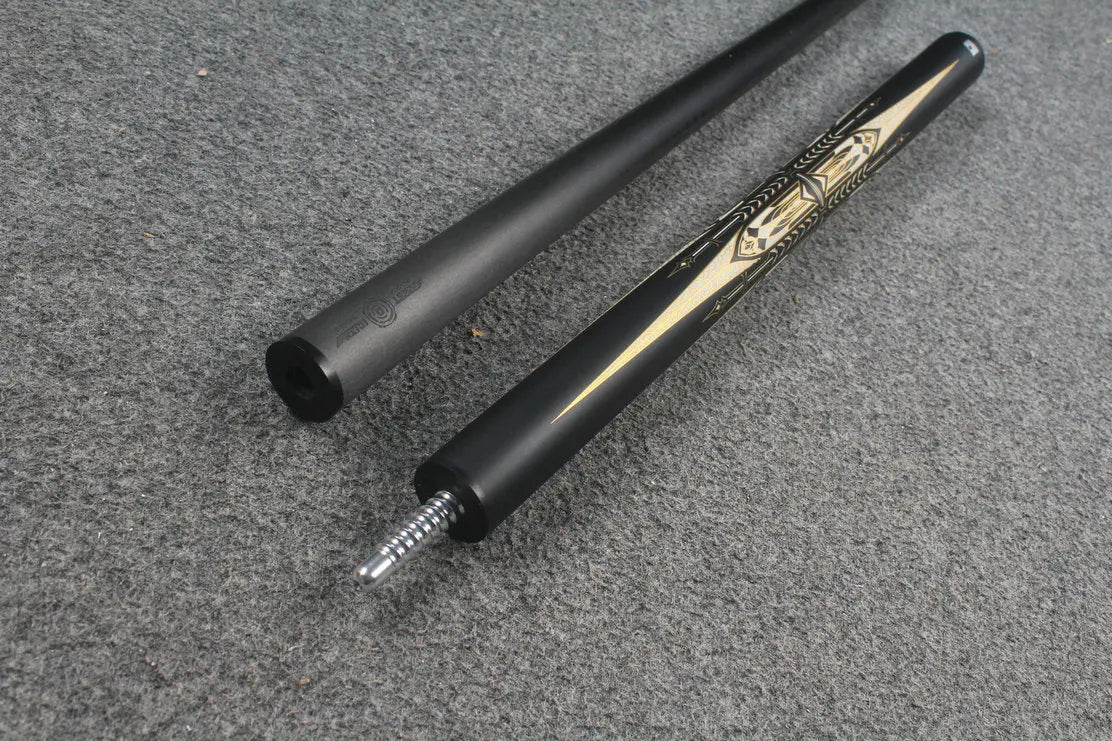 3/4 joint carbon fiber shaft chinese 8 ball pool cue Medieval series little monster