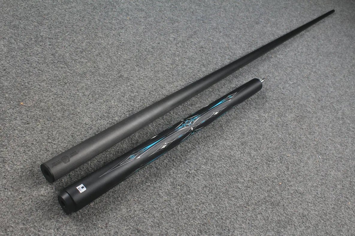 3/4 joint carbon fiber shaft chinese 8 ball pool cue Medieval series little monster