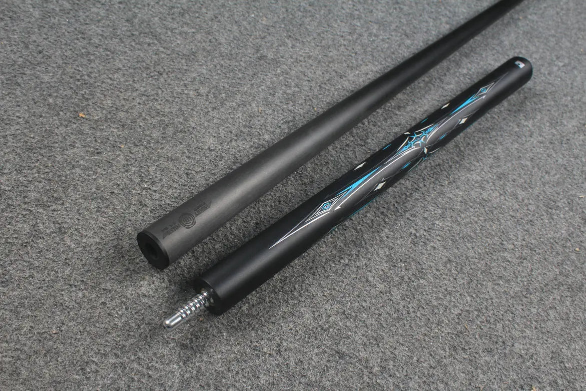 3/4 joint carbon fiber shaft chinese 8 ball pool cue Medieval series little monster