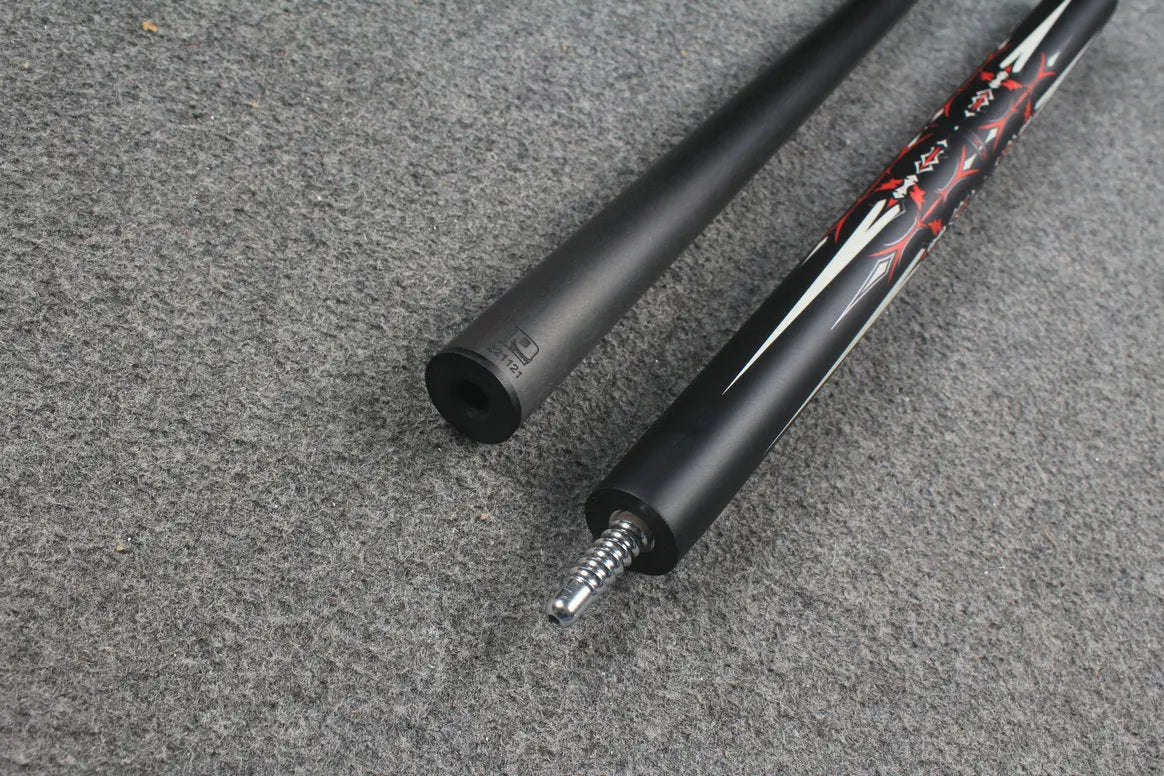3/4 joint carbon fiber shaft chinese 8 ball pool cue Medieval series little monster