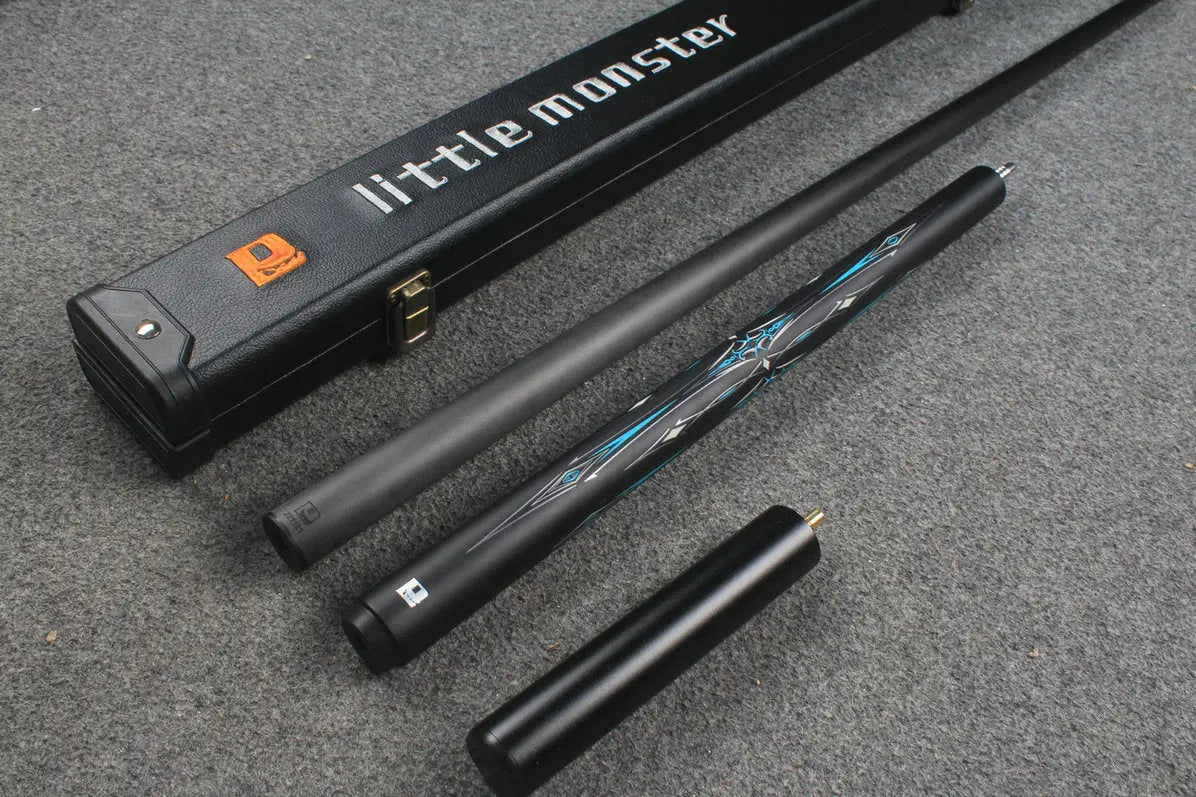 3/4 joint carbon fiber shaft chinese 8 ball pool cue Medieval series little monster