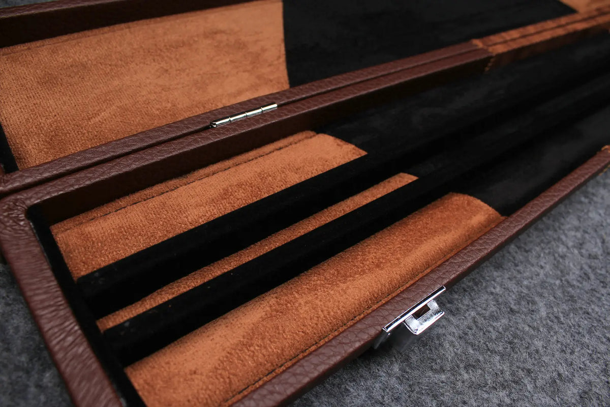 3/4 snooker cue case with 3 slots