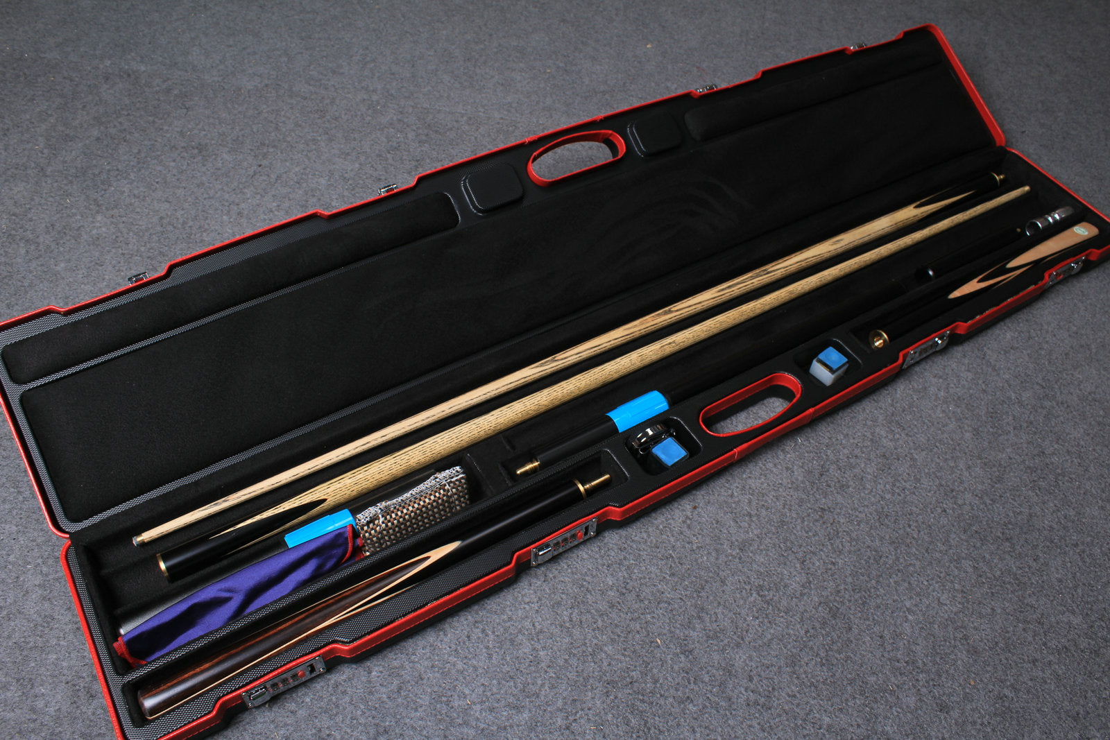 Woods 3/4 snooker / pool code cue case