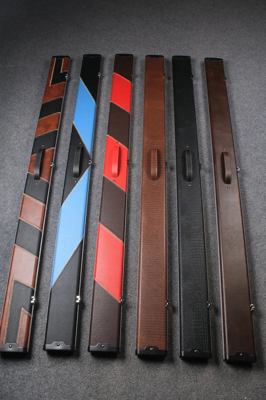 1 piece snooker cue aluminium case with 3 slots