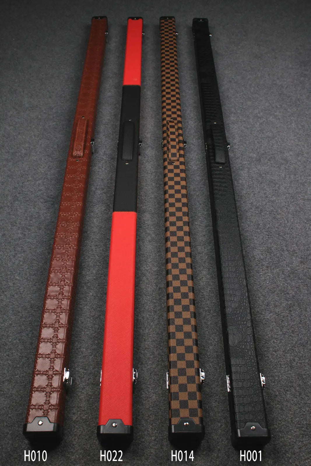 1 piece leather slimline cue case