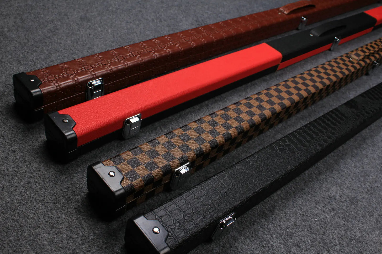 1 piece leather slimline cue case