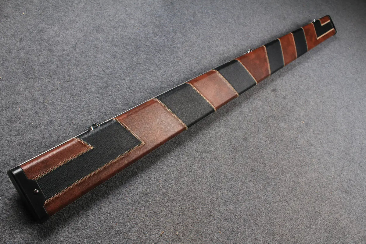 1 piece snooker cue aluminium case with 3 slots