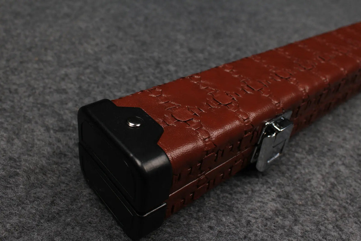 1 piece leather slimline cue case