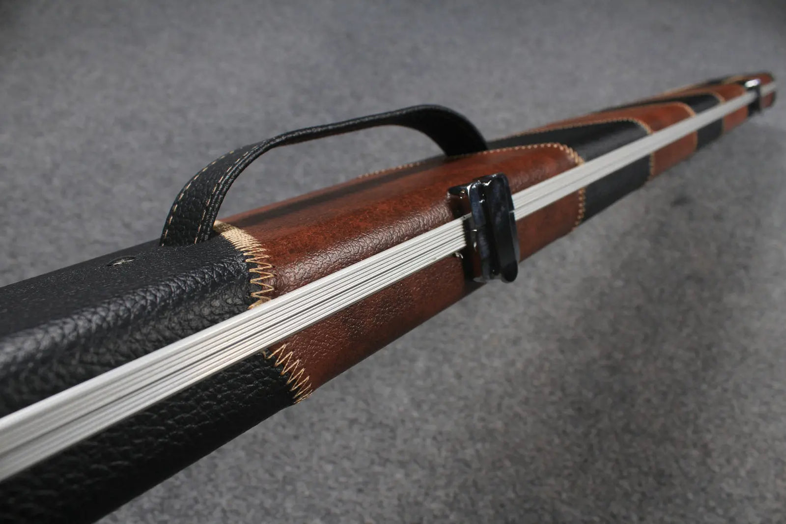 1 piece snooker cue aluminium case with 3 slots