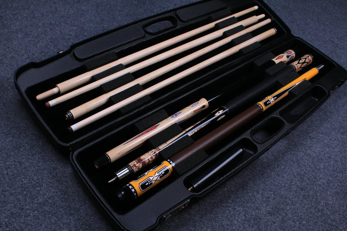 2 piece code pool cue case 3bx4s