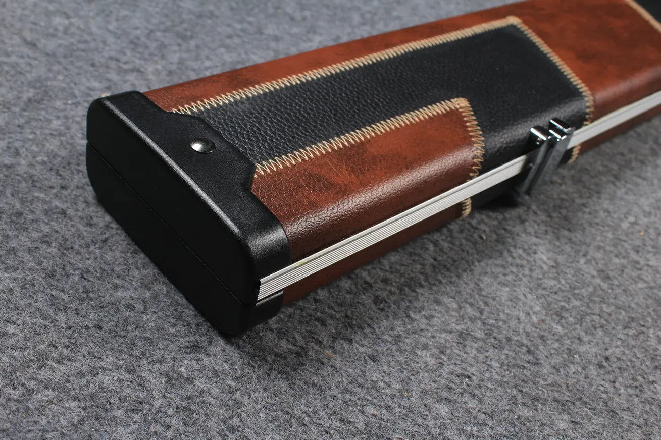 1 piece snooker cue aluminium case with 3 slots