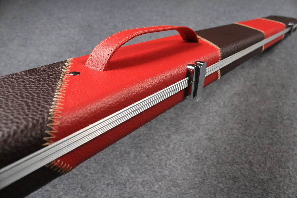 1 piece snooker cue aluminium case with 3 slots