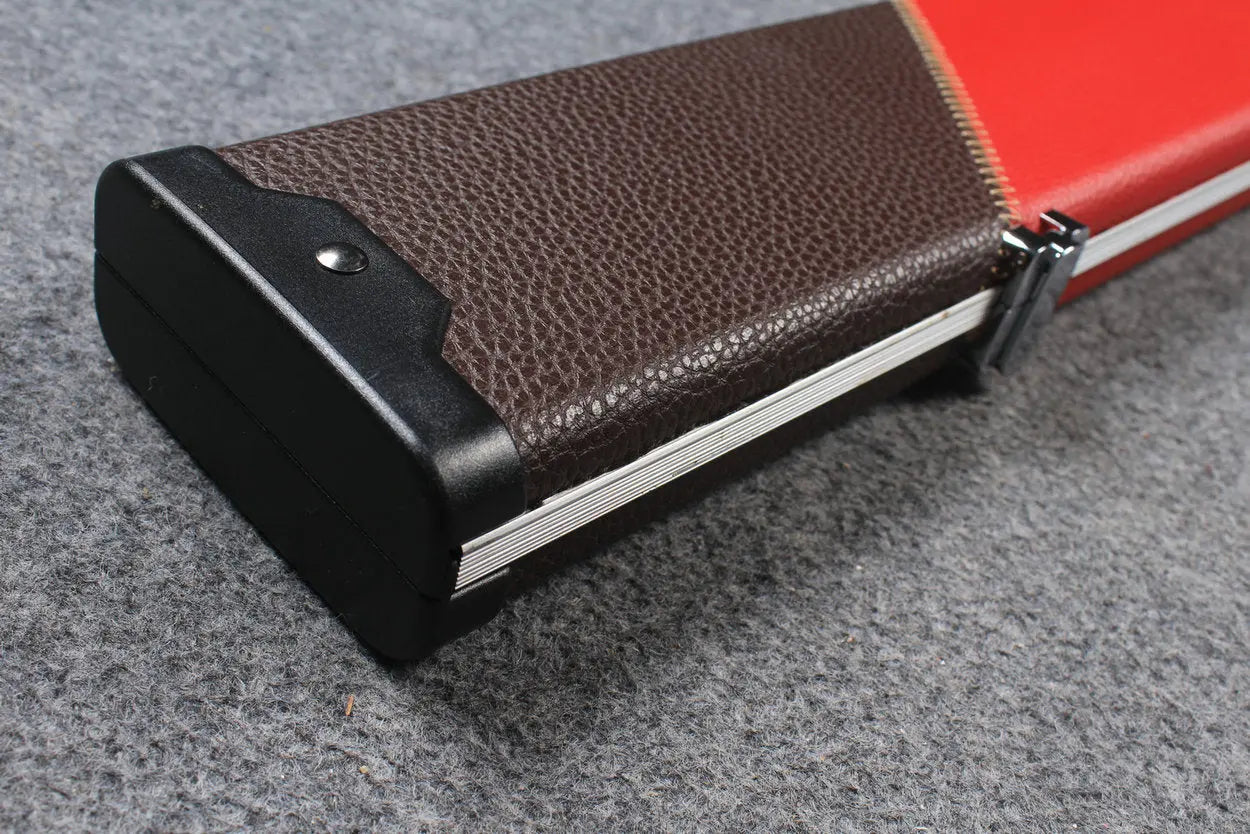 1 piece snooker cue aluminium case with 3 slots