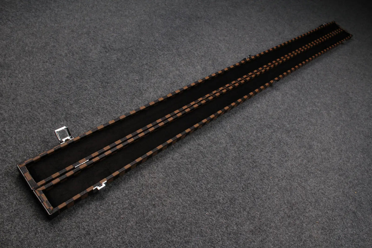 1 piece leather slimline cue case