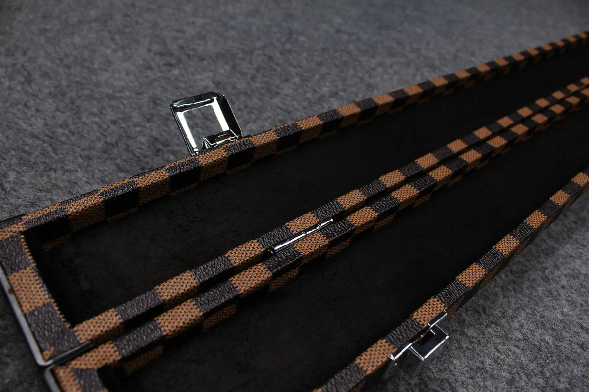 1 piece leather slimline cue case