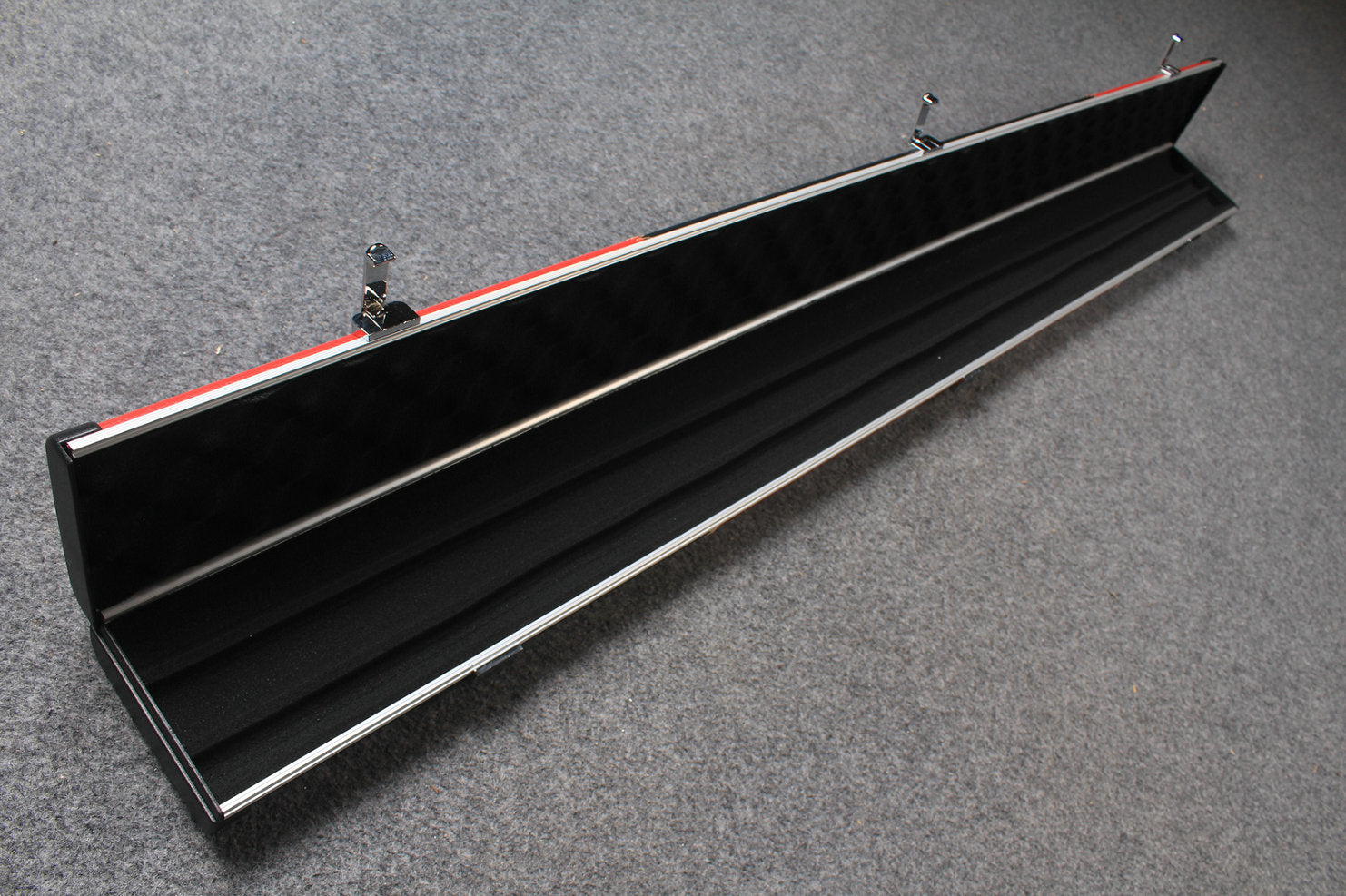 3/4 snooker cue aluminium case with 3 slots
